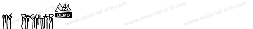 Mo Regular字体转换